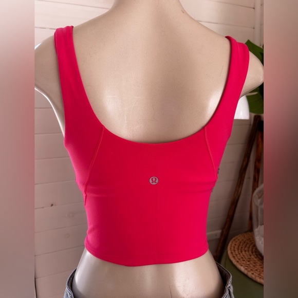 lululemon sonic pink align tank size XS preloved - Picture 3 of 5